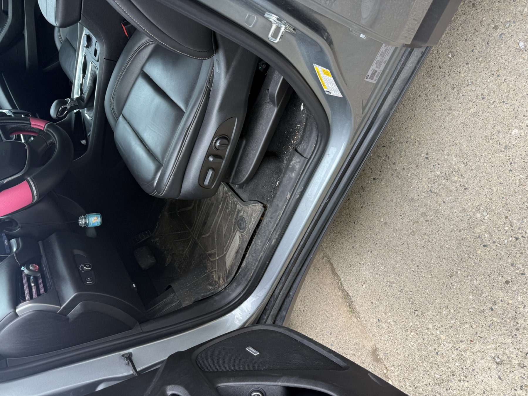 Leather Interior Refresh detail shot 2