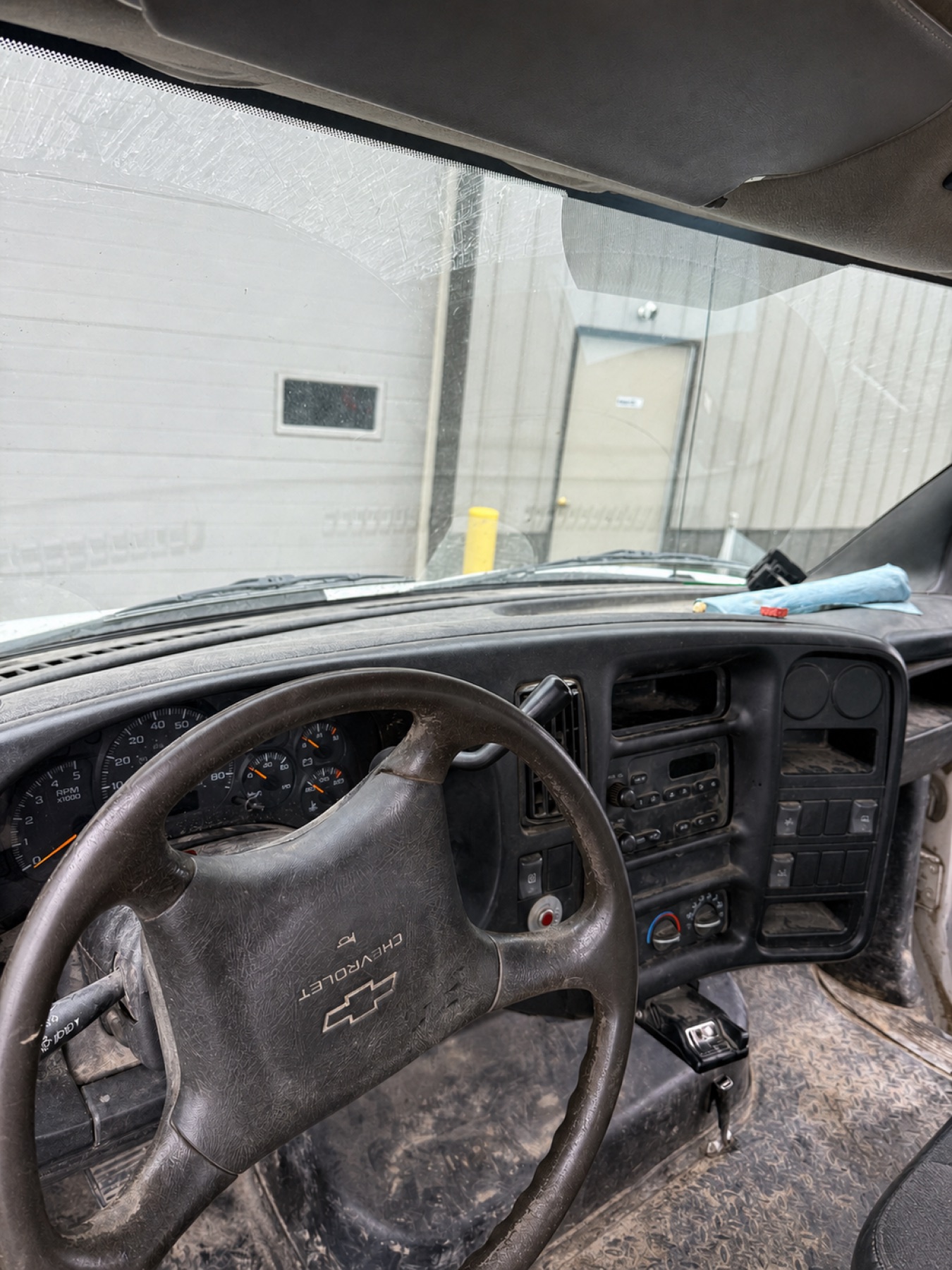Cab Interior Deep Clean — before